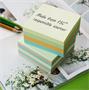 Self-adhesive cube note, 76x76mm, 400 sheets, STICK N, forest colors pastel mix